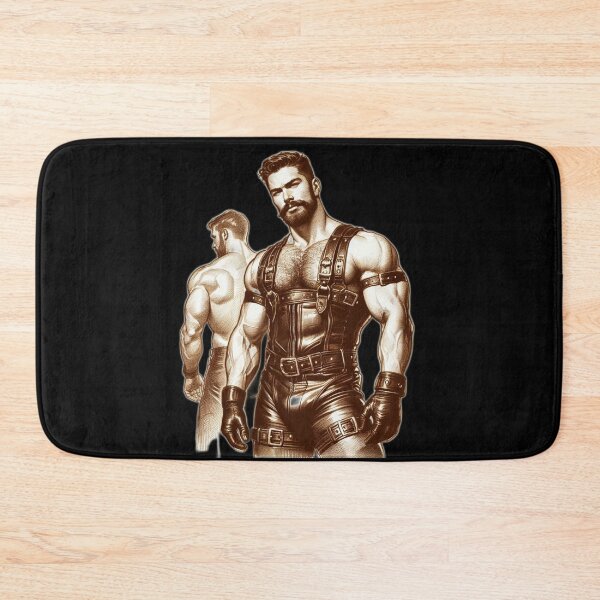 Item preview, Vintage Gay San Francisco Leather Daddies Leder Pride Maverick Graphic Design designed and sold by ItsAKinkThing.