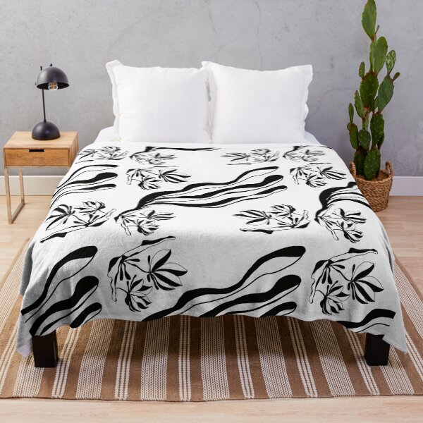 Item preview, Modern exotic magnolia botanical pattern.. Hand drawn unique print.For your home design or textiles. designed and sold by TaniaArtDesign.