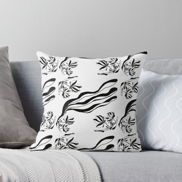 Item preview, Modern exotic magnolia botanical pattern.. Hand drawn unique print.For your home design or textiles. designed and sold by TaniaArtDesign.