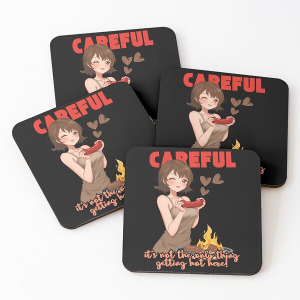Item preview, Cheeky Anime Girl BBQ Art - Careful it's not the only thing getting hot here! designed and sold by Designs-Labs.