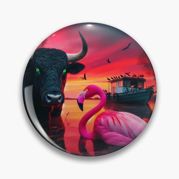 Item preview, Authentic Camargue Flamingo and Bull designed and sold by Astralia.