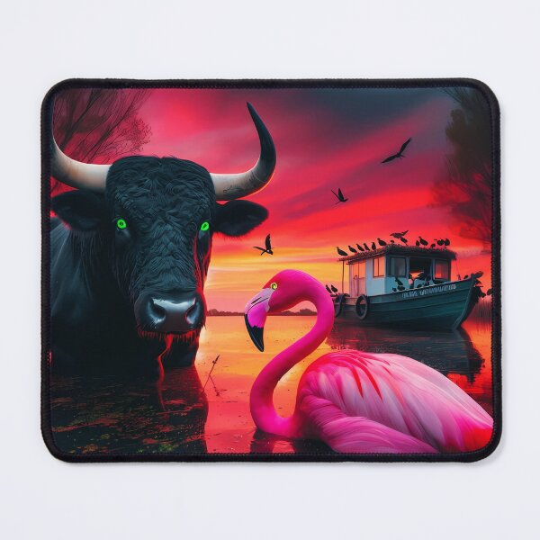 Item preview, Authentic Camargue Flamingo and Bull designed and sold by Astralia.