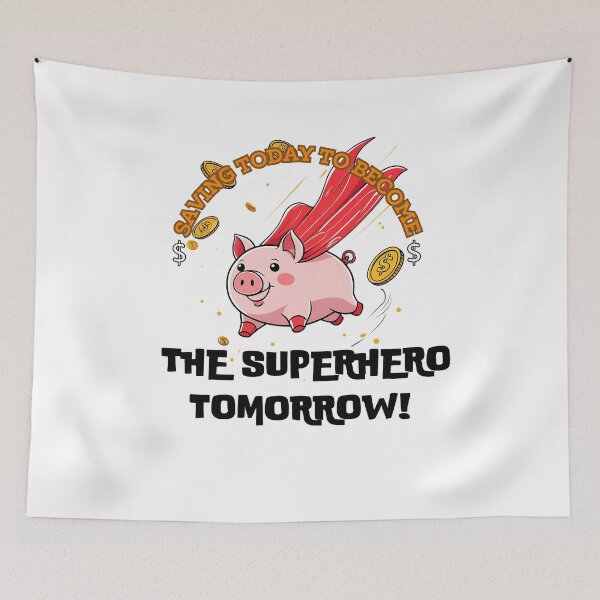 Item preview, Financial Education for Kids - Saving today to become the superhero tomorrow designed and sold by Designs-Labs.