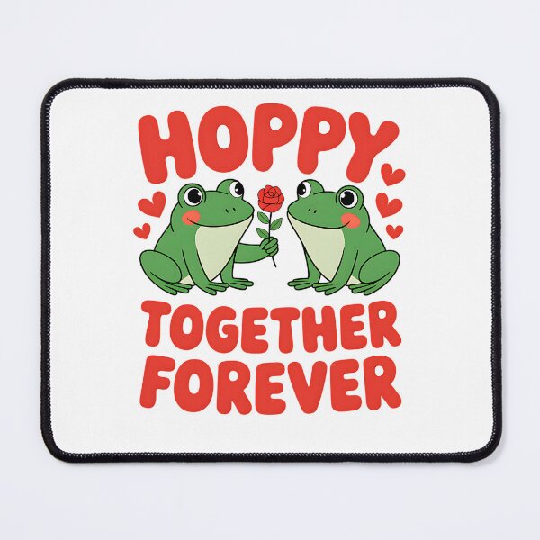 Item preview, Hoppy Together Forever Frogs designed and sold by JintyArt.