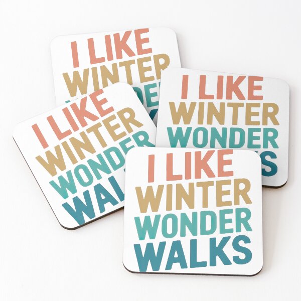 Item preview, I Like Winter Wonder Walks Funny Gift Essential designed and sold by Mintic.