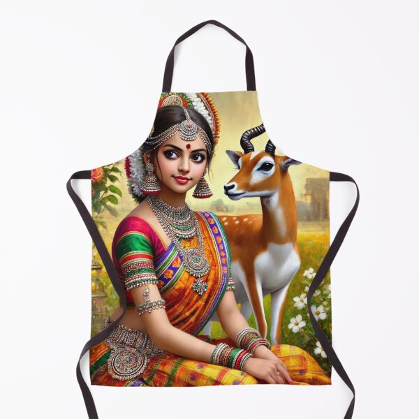 Item preview, Dancing Girl With deer designed and sold by kharatsuchita.