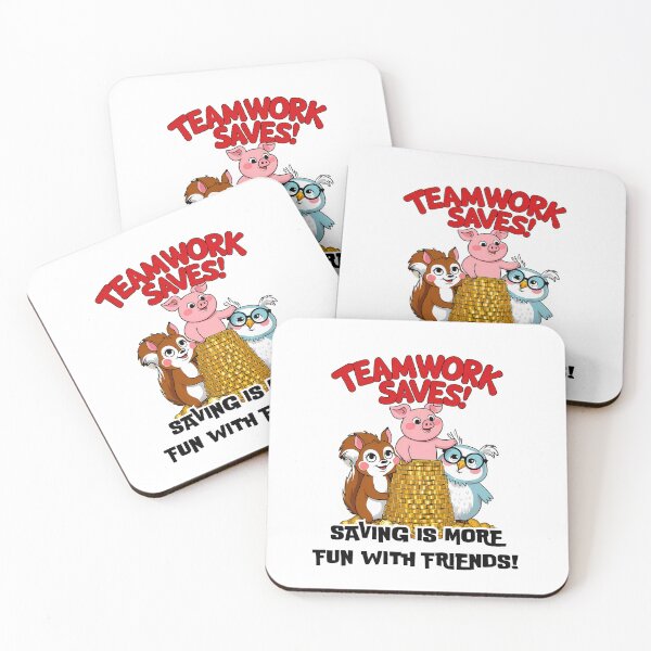 Item preview, Financial Education for Kids - Teamwork saves is more fun with friends! designed and sold by Designs-Labs.