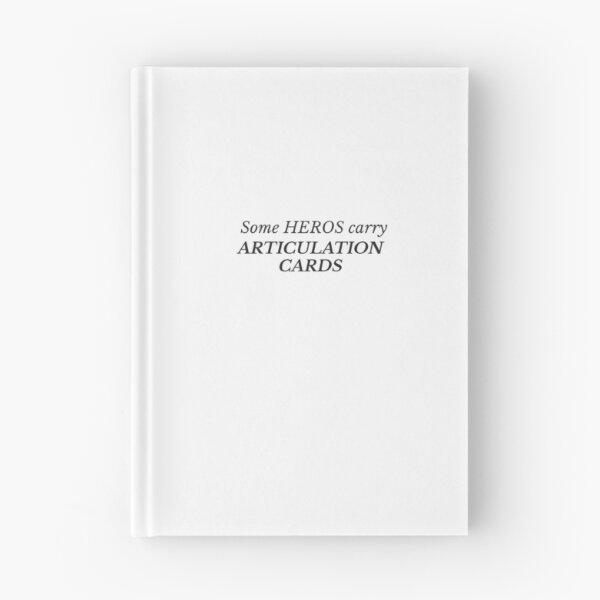 Item preview, "Some Heros carry articulation cards" funny quote designed and sold by Grind & Giggle Co..