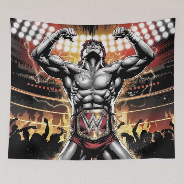 Item preview, unstoppable force | pro wrestling line art t-shirt | wrestling lover t-shirt   designed and sold by KARTICK DUTTA.