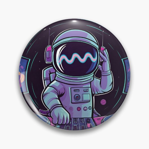 Item preview, DJ in the Space | Astronaut DJ Illustration | Cosmic Music Vibes | Futuristic Space-Themed Art | Galactic Party Design designed and sold by PaintedPixels01.