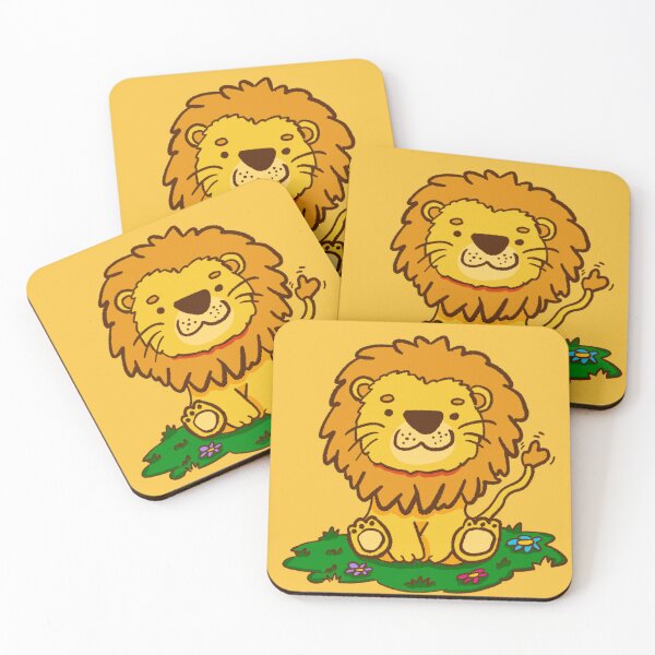 Item preview, Happy little Lion designed and sold by Alicia.Makes.Art.