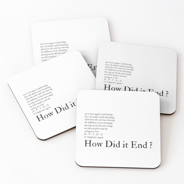 Item preview, How Did It End Lyrics, Taylor Swift TTPD designed and sold by abay14.
