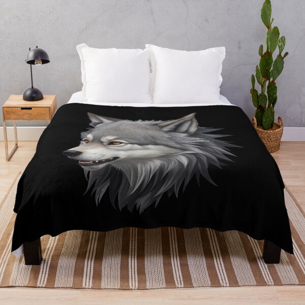 Item preview, Wolf Portrait Blue Eyes Animal Wolves Wild Art designed and sold by Dressed For Duty.