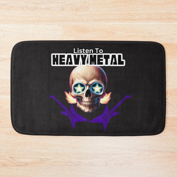 Item preview, Listen to Heavy Metal Skull with Guitars designed and sold by FroggyFly Designs.