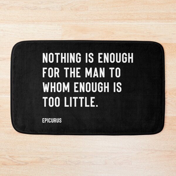 Item preview, Epicurus Thought Provoking Quote Minimalist Modern Style designed and sold by kakarikihill.