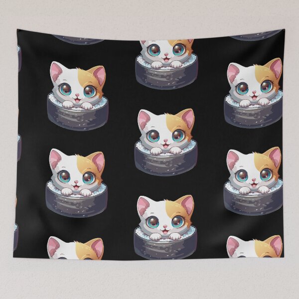 Item preview, Cute Valentine Cat | Romantic art designed and sold by CrossCrafted.