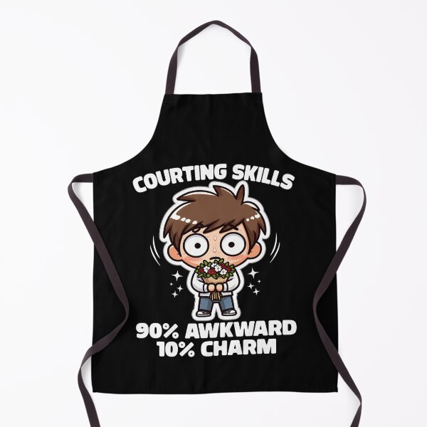 Item preview, COURTING SKILLS: 90% AWKWARD, 10% CHARM designed and sold by KEF Custom.