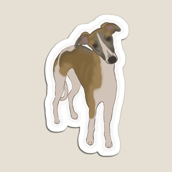 Aperçu de l'œuvre Alfie le Whippet créée et vendue par sporklyn.