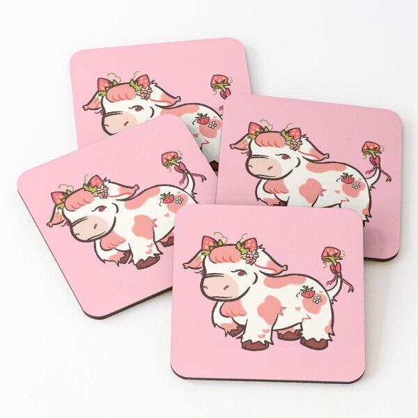 Item preview, strawberry cow  designed and sold by harmonylover.
