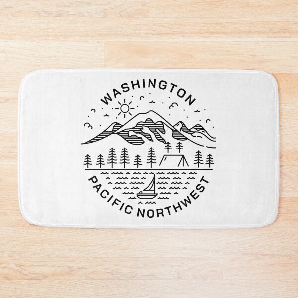 Item preview, Beautiful Washington | Pacific Northwest | Seattle | Mount Rainier | Washington State | West Coast | Upper Left designed and sold by CAMM Designs.
