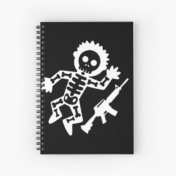Artikel-Vorschau von Punk-Skelett mit Gewehr, designt und verkauft von UNK-Fatigues.