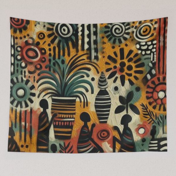 Item preview, Afro-Bohemian Print designed and sold by Shs-Kenya.