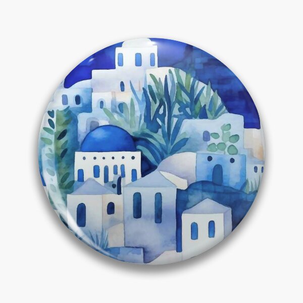 Item preview, Blue Village designed and sold by ViaARTfactory.