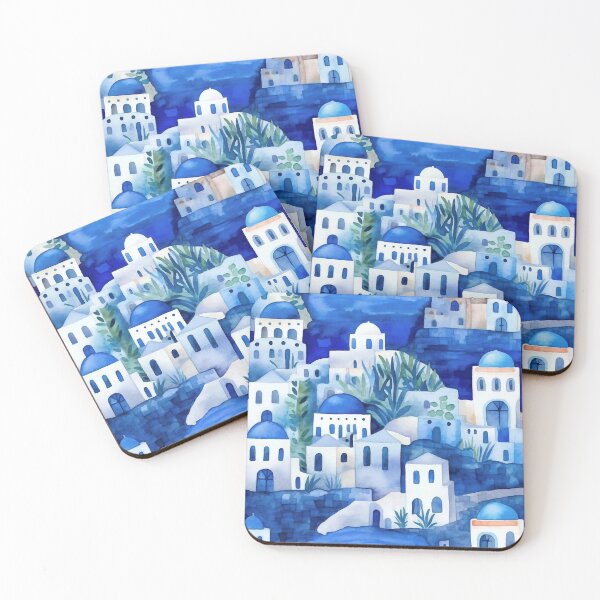 Item preview, Blue Village designed and sold by ViaARTfactory.