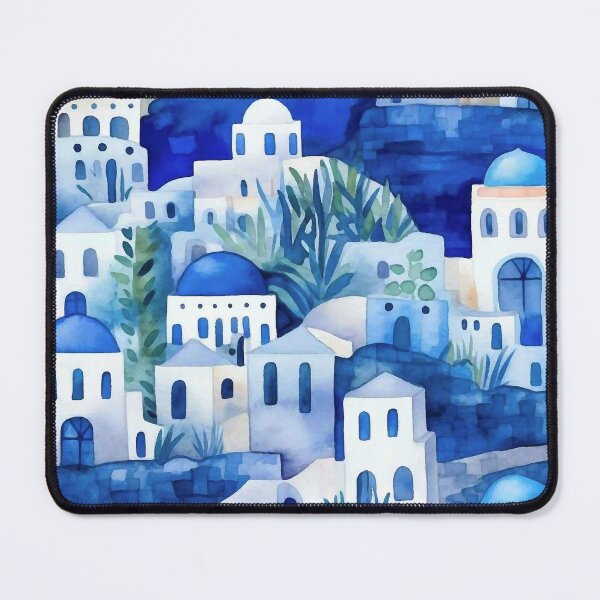 Item preview, Blue Village designed and sold by ViaARTfactory.