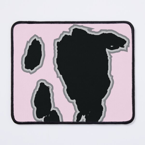 Item preview, Big Black Cow Pattern | Pink Cowhide Pattern designed and sold by PatternPen.