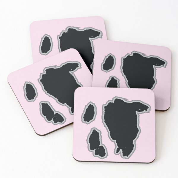 Item preview, Big Black Cow Pattern | Pink Cowhide Pattern designed and sold by PatternPen.
