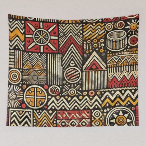 Item preview, Afrohemian Pattern  designed and sold by Shs-Kenya.