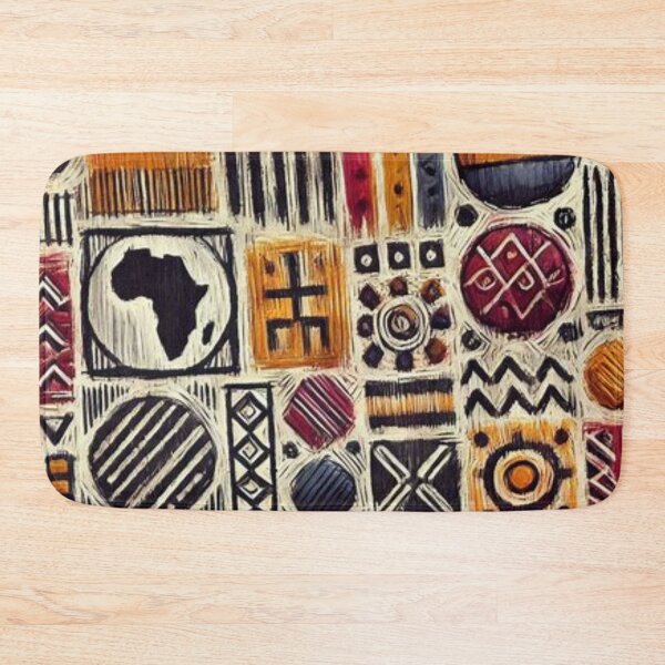 Item preview, Afro-Bohemian Mud Cloth Abstract Pattern  designed and sold by Shs-Kenya.