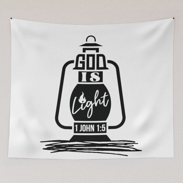 Item preview, God is Light - 1 John 1:5 designed and sold by UnikatArt.
