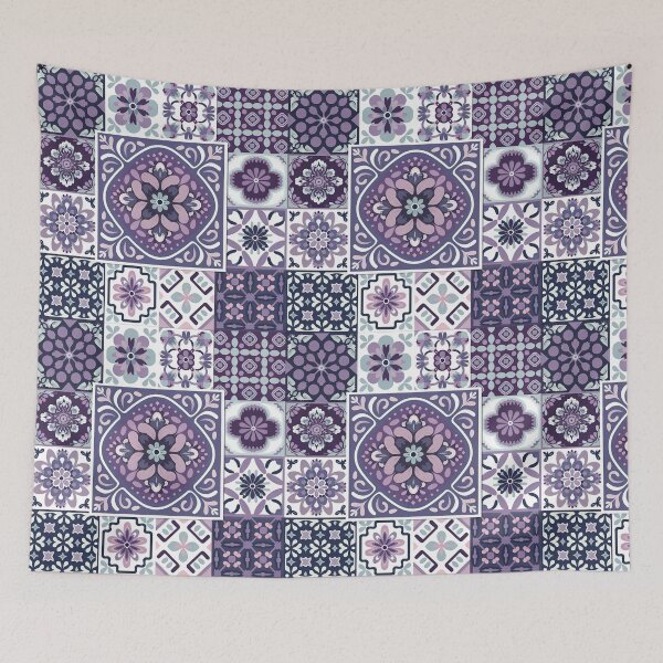 Item preview, Spring Purple Floral Inspired By Carpet Artwork  designed and sold by Tamas Das.
