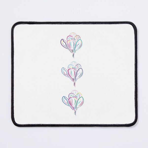 Item preview, Crocus Trio - Vertical designed and sold by Onyx Swan Art.