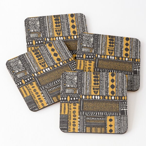 Item preview, Vibrant Afrohemian Mud Cloth Pattern  designed and sold by Shs-Kenya.