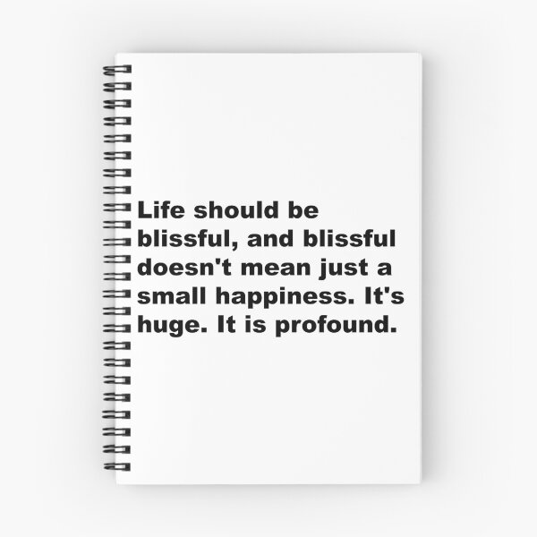 Item preview, Life should be blissful. - David Lynch Quote designed and sold by Aesthetic Crew.
