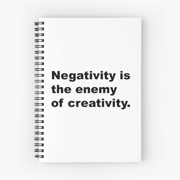 Item preview, Negativity is the enemy of creativity. - David Lynch Quote designed and sold by Aesthetic Crew.