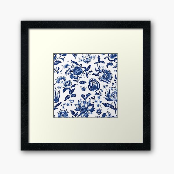 Item preview, Blue Flowers designed and sold by ViaARTfactory.