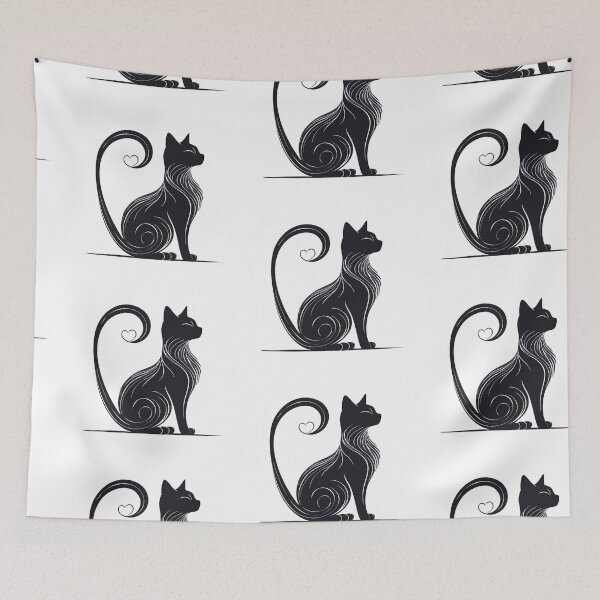 Item preview, Cute Valentine Cat | Romantic art designed and sold by CrossCrafted.