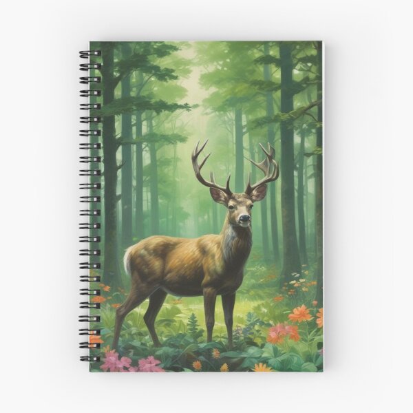 Item preview, Deer in forest designed and sold by GasconyPassion.