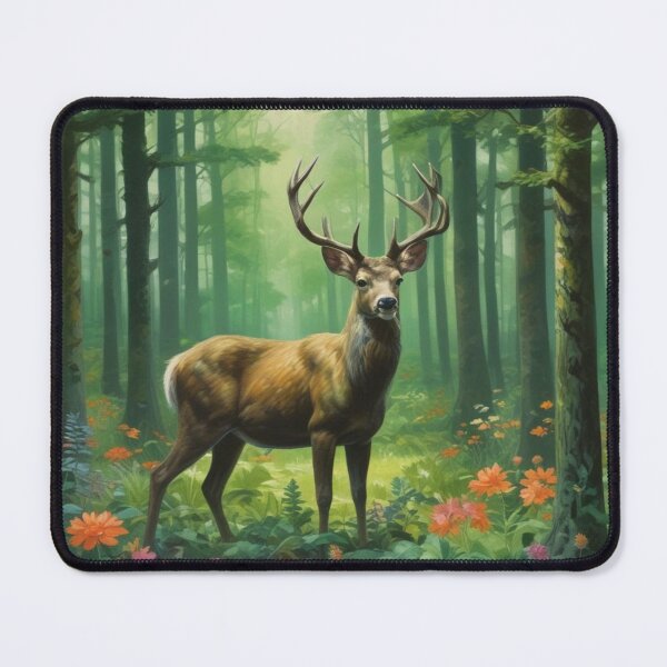 Item preview, Deer in forest designed and sold by GasconyPassion.