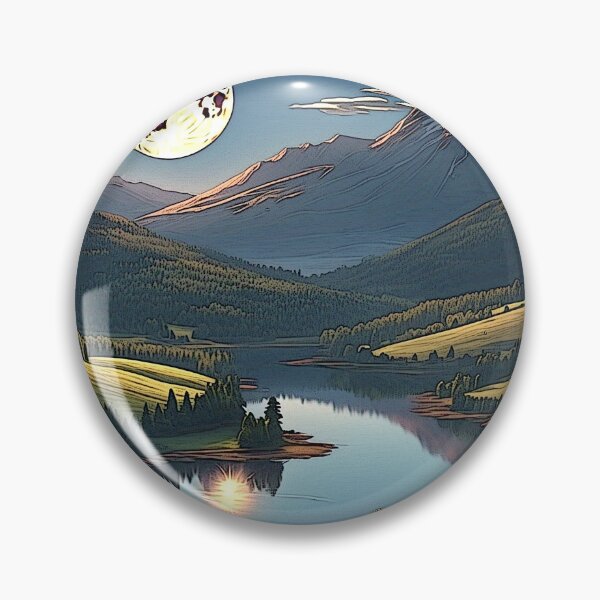 Item preview, moon view 003 2025 tileartwork designed and sold by tileartwork.