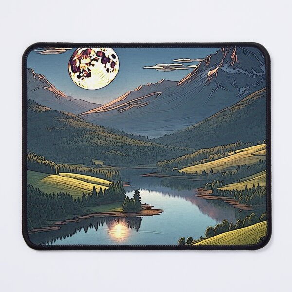 Item preview, moon view 003 2025 tileartwork designed and sold by tileartwork.