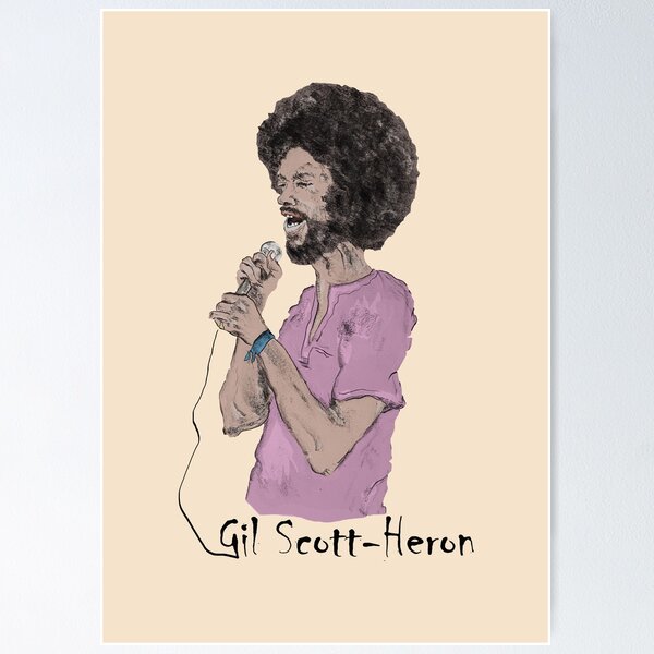Item preview, GIL SCOTT HERON SINGING designed and sold by FULLER FACTORY.