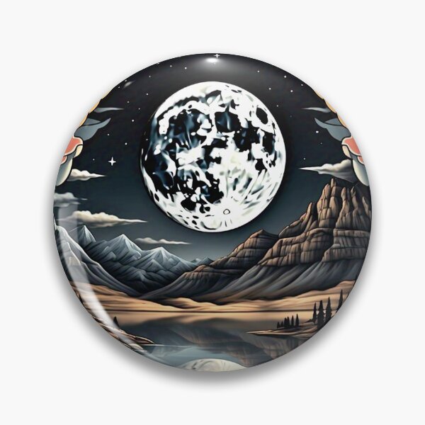 Item preview, moon view 004 2025 tileartwork designed and sold by tileartwork.