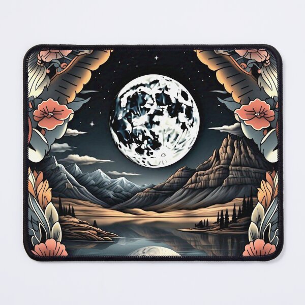 Item preview, moon view 004 2025 tileartwork designed and sold by tileartwork.