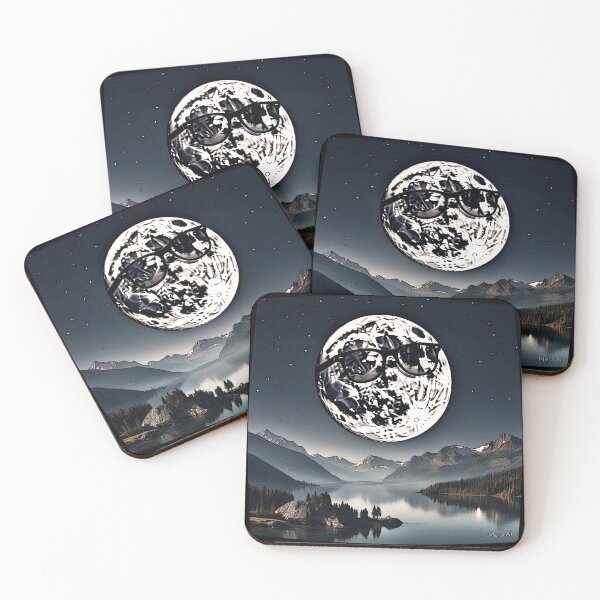 Item preview, moon view 006 2025 tileartwork designed and sold by tileartwork.