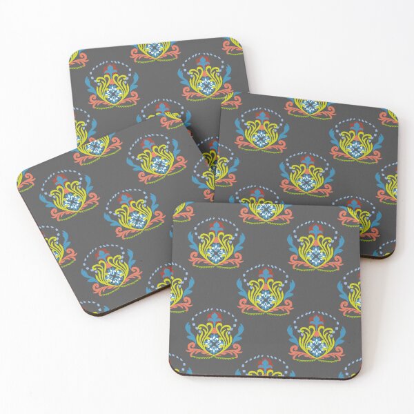 Item preview, Motifs of stylized flower elements arranged seamless pattern. designed and sold by RIYA SIRI.